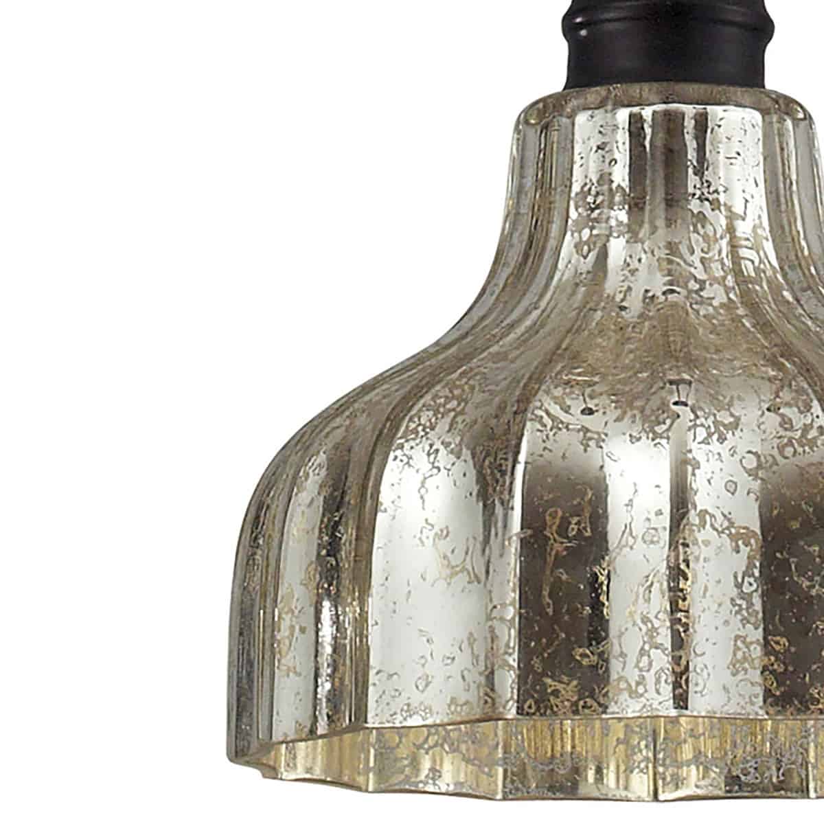 Danica 1 Light Pendant In Oil Rubbed Bronze And Mercury Glass By Elk Lighting On Sale Now