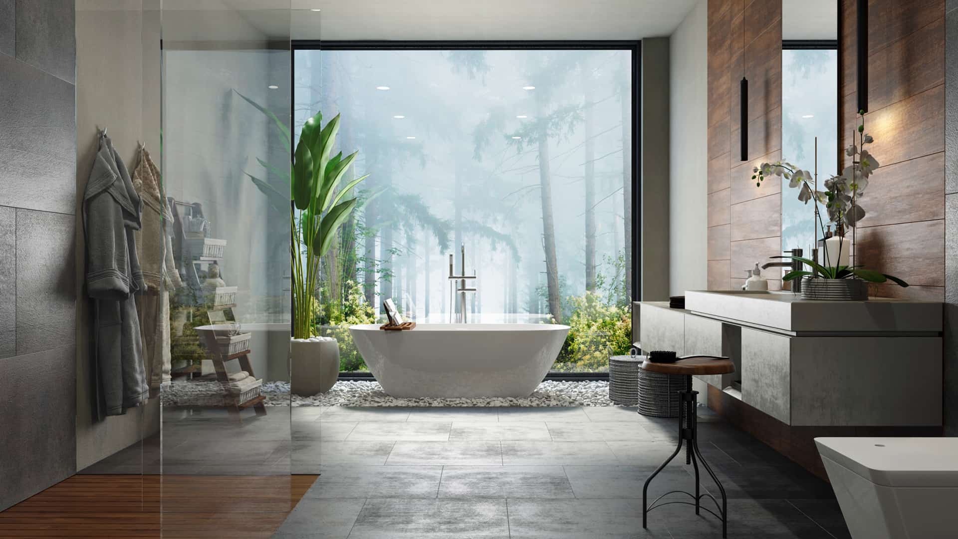 Bathroom accessories for a luxurious spa-like experience